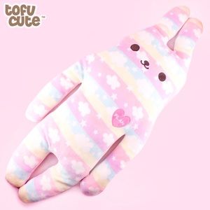 Rainbow Mochi Flan Rabbit